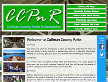 Tablet Screenshot of cullmancountyparks.com